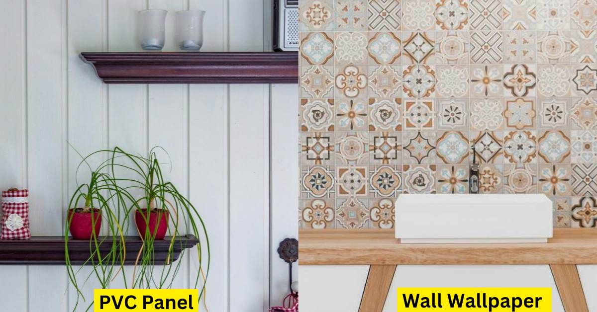 difference between pvc panel and wallpaper