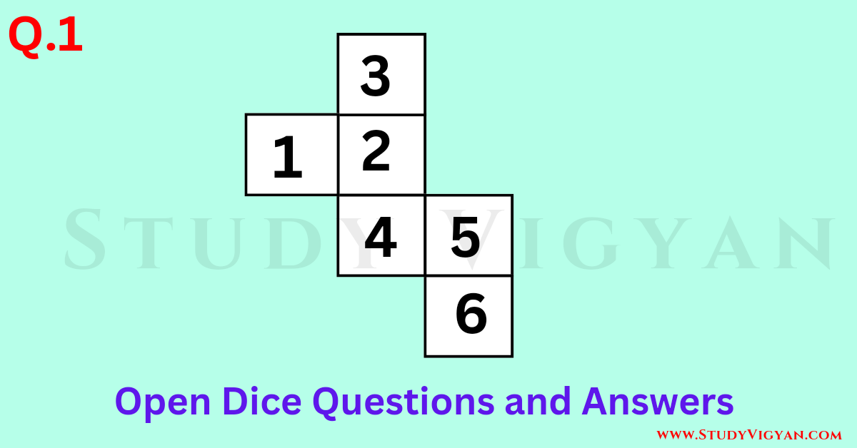 open dice reasoning questions in hindi