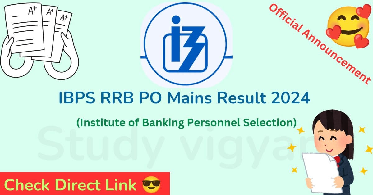 Ibps rrb po mains result
