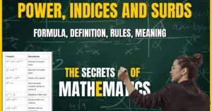 power, indices and surds